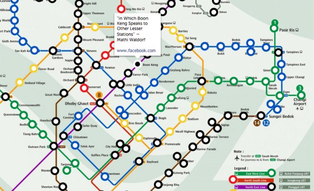 mar tren mapa Singapurren