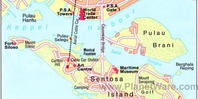Mapa Singapur erakargarri
